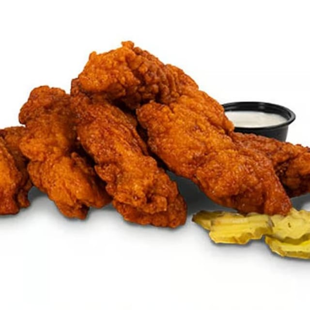 6 Piece Hot Chicken Tenders.